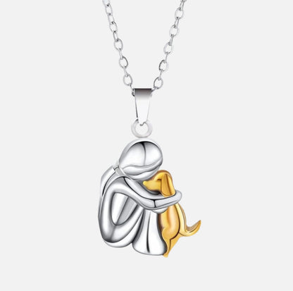 Dog Embrace Necklace