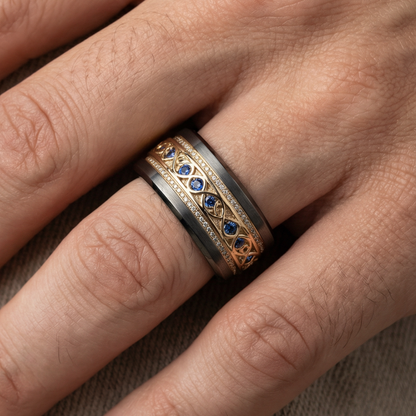 Golden Infinity Ring Vintage