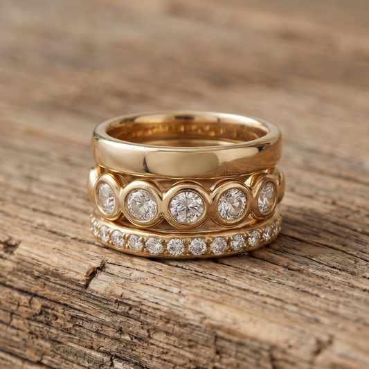 Magica Gold Forged Rings
