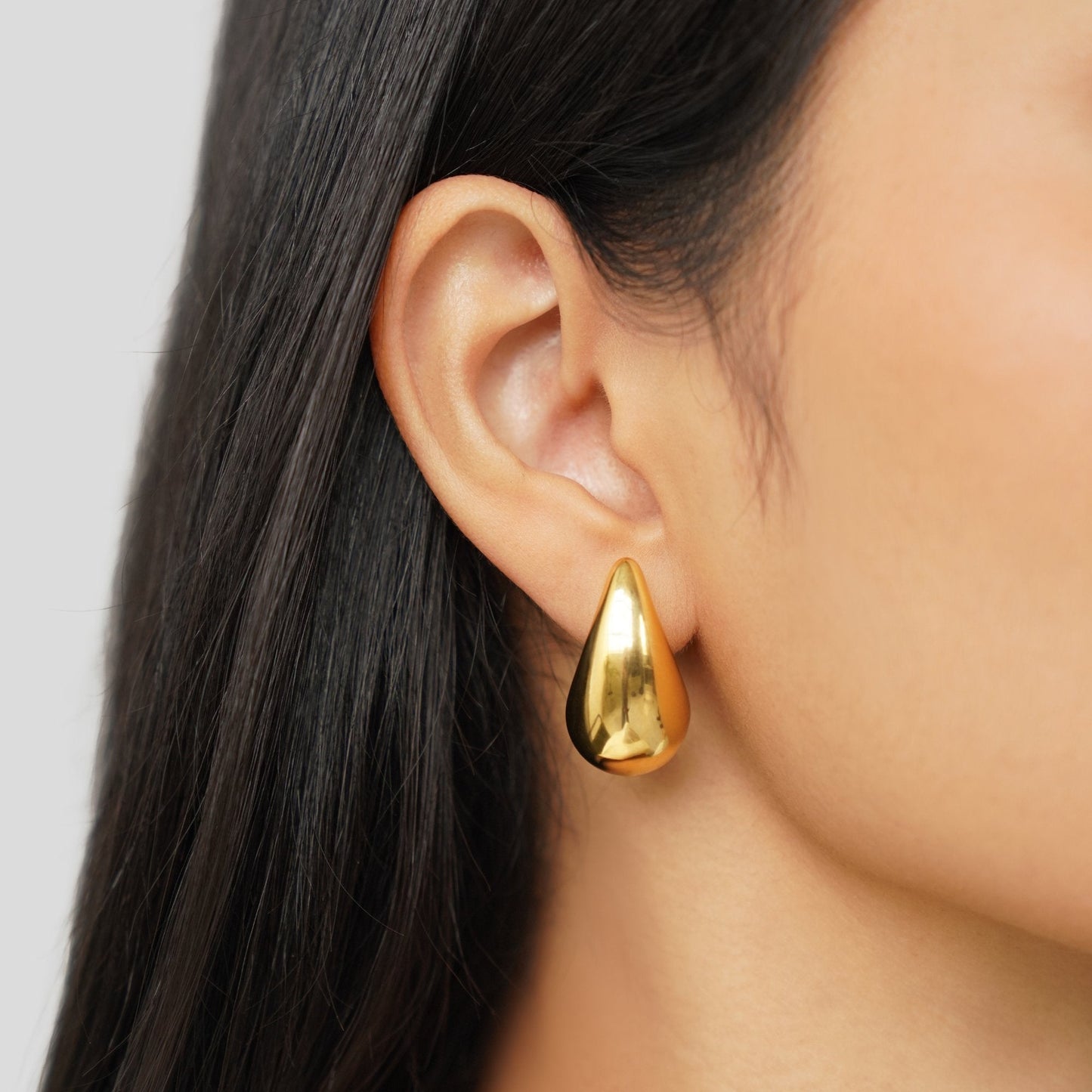 Gold Teardrop Earrings