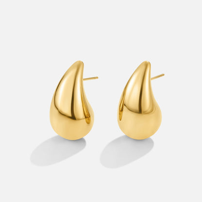 Gold Teardrop Earrings